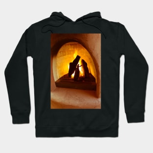 Adobe fireplace Hoodie